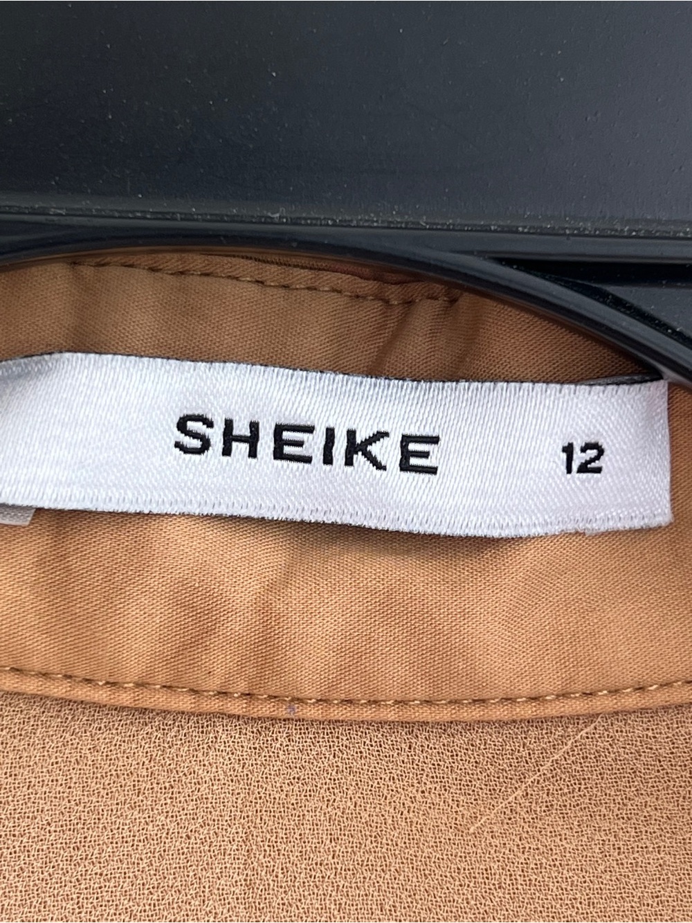 Sheike Camel Belted Dress - Picture 11 of 15